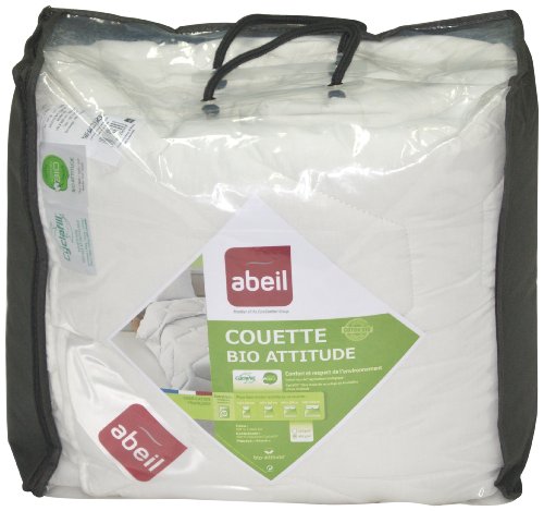 Abeil 15000000531 Couette Bio Attitude Coton Blanc 240 x 260 cm Abeil 15000000531 Couette Bio Attitude Coton Blanc 240 x 260 cm