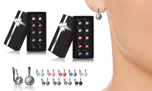 Boucles d'oreilles rondes ornées de SWAROVSKI ELEMENTS Boucles d'oreilles rondes ornées de SWAROVSKI ELEMENTS