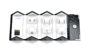 Coffret Luxury Travel composé de 3 parures ornées de cristaux SWAROVSKI Coffret Luxury Travel composé de 3 parures ornées de cristaux SWAROVSKI
