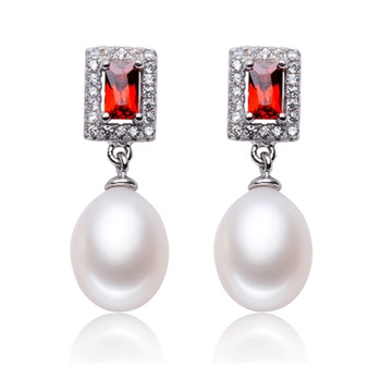 boucles d'oreilles pour les femmes 9 - 10 mm naturel perles d'eau douce boucles d'oreilles 925 sterling bijoux en argent blanc / rose boucles d'oreilles pour les femmes 9 - 10 mm naturel perles d'eau douce boucles d'oreilles 925 sterling bijoux en argent blanc / rose