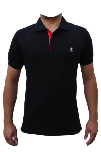 Chemise Polo - Homme - 100% Coton - Satisfaction Garantie - Manche Courte - Slim Fit à la Poitrine - Noir - S Chemise Polo - Homme - 100% Coton - Satisfaction Garantie - Manche Courte - Slim Fit à la Poitrine - Noir - S