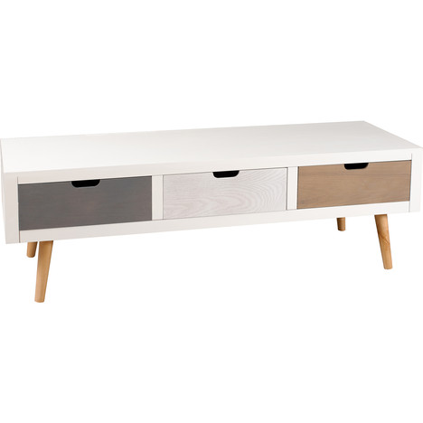 Meuble TV 3 tiroirs ZOE Meuble TV 3 tiroirs ZOE