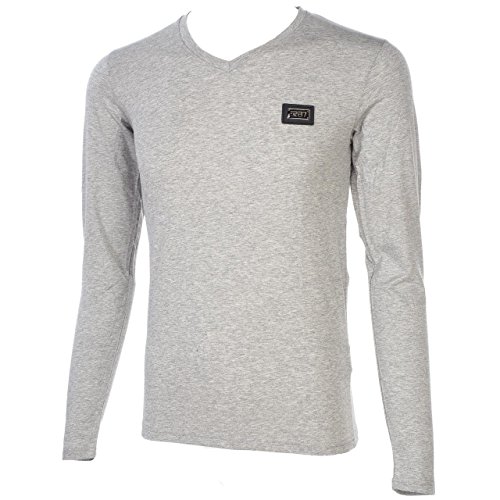 Rivaldi black - Mirabella gris ml tee v - Tee shirt manches longues - Gris clair - Taille XL Rivaldi black - Mirabella gris ml tee v - Tee shirt manches longues - Gris clair - Taille XL
