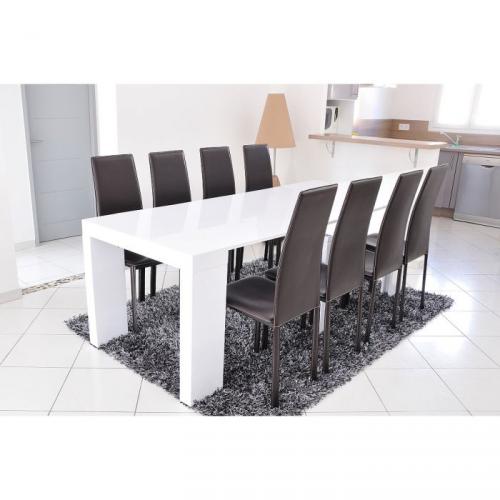 ZACK Console Extensible 250cm laqué blanc ZACK Console Extensible 250cm laqué blanc