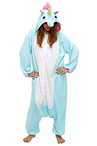 New Cosplay Pyjama Pyjama Kigurumi Licorne Violette ,Blue,Pink (S (hauteur: 151cm - 161cm), Blue) New Cosplay Pyjama Pyjama Kigurumi Licorne Violette ,Blue,Pink (S (hauteur: 151cm - 161cm), Blue)