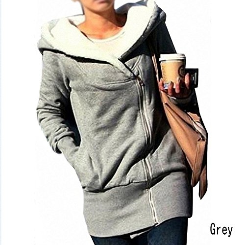 New Designer Double Zip Ladies Sweat Hoodies Top Pull Capuche Femme Veste Manteau New Designer Double Zip Ladies Sweat Hoodies Top Pull Capuche Femme Veste Manteau