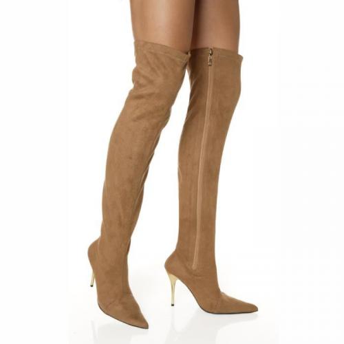 Cuissardes HIGHEST HEEL sexy chic Daim marron Perfect Suede Pointure 40 Cuissardes HIGHEST HEEL sexy chic Daim marron Perfect Suede Pointure 40