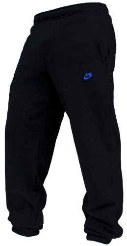 Nike Homme Pant Pantalons Fleece Mens Training Joggers Pant Sweat Pant Tracksuit Bottoms Black/Blue Logo sizes S M L XL New 415307 013 (L) Nike Homme Pant Pantalons Fleece Mens Training Joggers Pant Sweat Pant Tracksuit Bottoms Black/Blue Logo sizes S M L XL New 415307 013 (L)