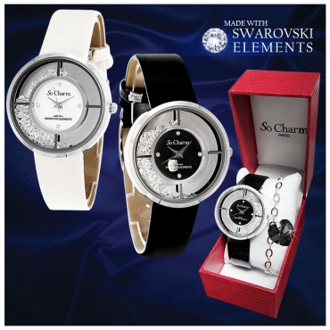 Montre et/ou Bracelet Riviera SoCharm Crystal Swarovski Montre et/ou Bracelet Riviera SoCharm Crystal Swarovski
