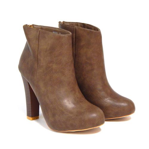 Bottines Femmes zippées