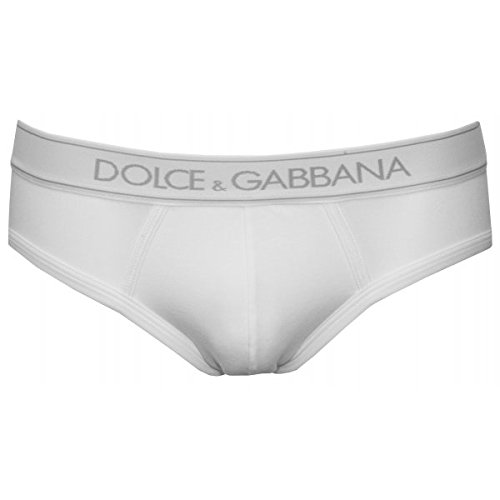 Dolce Gabbana & pur coton Stretch Slip de bain Blanc Taille S -  Blanc - Medium