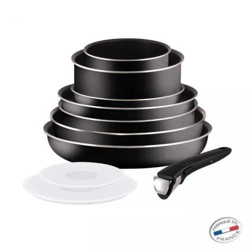 TEFAL INGENIO 5 PTFE Batterie de cuisine set de 10 pièces tous feux sauf induction TEFAL INGENIO 5 PTFE Batterie de cuisine set de 10 pièces tous feux sauf induction