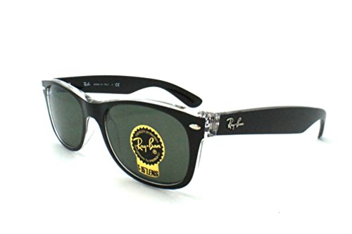 Lunettes de soleil mixtes RAYBAN Noir RB 2132 NEW WAYFARER 6052 55/18 Lunettes de soleil mixtes RAYBAN Noir RB 2132 NEW WAYFARER 6052 55/18