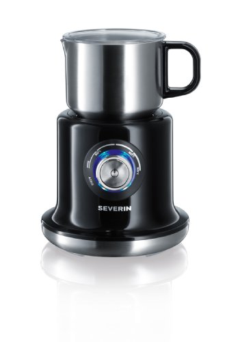 Severin - 9688 - Emulsionneur de lait à induction - 500 W - 700 ml - inox brossé / noir Severin - 9688 - Emulsionneur de lait à induction - 500 W - 700 ml - inox brossé / noir