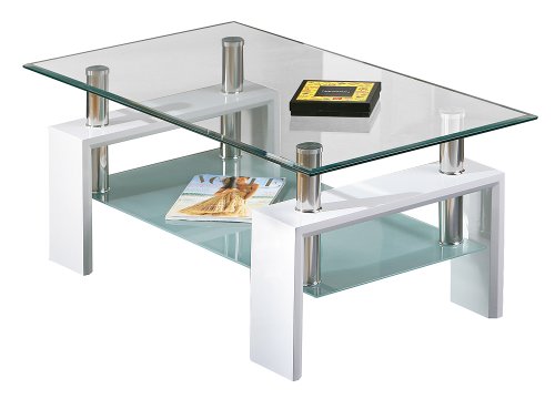 Links 50100040 Alva Table Basse Blanc 100 x 60 x 45 cm Links 50100040 Alva Table Basse Blanc 100 x 60 x 45 cm