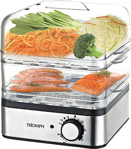 Triomph ETF1575 Cuiseur Vapeur Inox 400 W Triomph ETF1575 Cuiseur Vapeur Inox 400 W