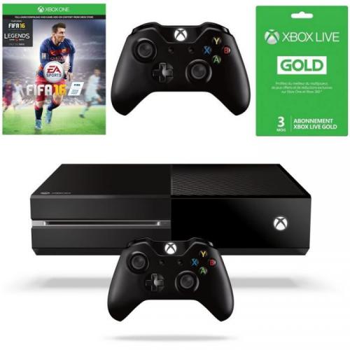 Xbox One 500 Go Noire Fifa 16 2e Manette Live Gold 3 Mois Xbox One 500 Go Noire Fifa 16 2e Manette Live Gold 3 Mois