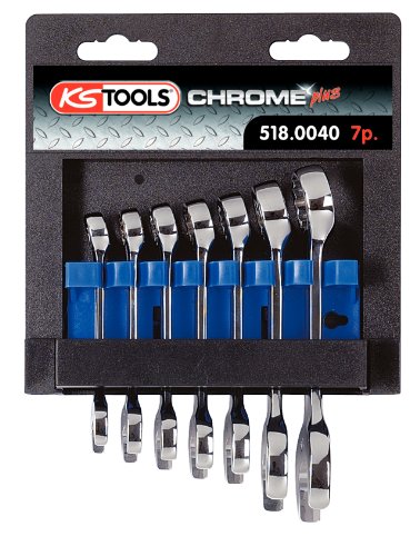 KS Tools 518.0040 Jeu de clés mixtes série courte 7 pièces KS Tools 518.0040 Jeu de clés mixtes série courte 7 pièces