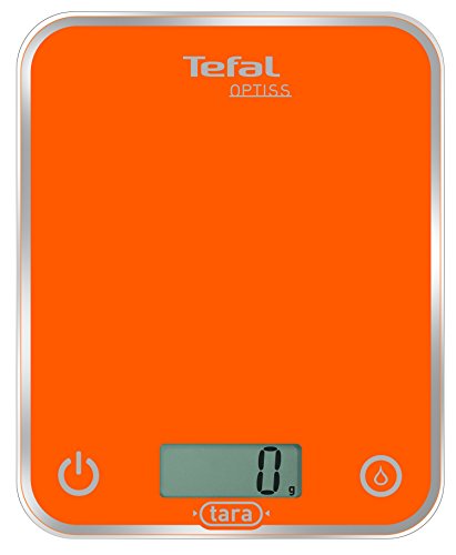 Tefal BC5001V1 Balance de Cuisine Optiss Verre 5Kg/1 g Orange Tefal BC5001V1 Balance de Cuisine Optiss Verre 5Kg/1 g Orange