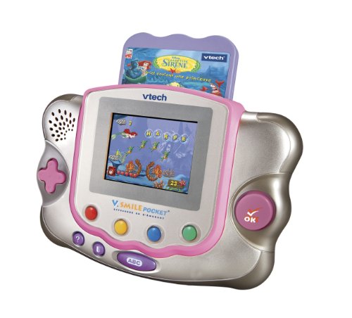 Vtech - 75315 - Console - V. Smile - Pocket Rose + Jeu La Petite Sirène Vtech - 75315 - Console - V. Smile - Pocket Rose + Jeu La Petite Sirène