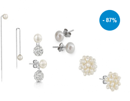 Boucles d oreille argent avec perles Boucles d oreille argent avec perles