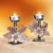 Lot de 2 bougeoir argenté Lot de 2 bougeoir argenté