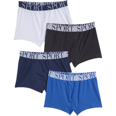  Lot de 4 Boxers Garçon