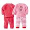 Lot de 2 pyjamas velours manches longues