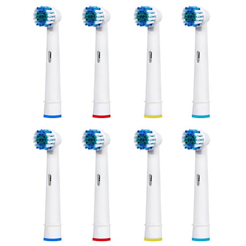 8 pcs. (2x4) de têtes à brosse à dents E-Cron®. Remplacement de Oral B Precision Clean/Flexisoft (EB17-4). Entièrement compatibles avec les modèles de brosses à dents électriques Oral-B: Vitality Precision Clean, Vitality Floss Action, Vitality Sensi 8 pcs. (2x4) de têtes à brosse à dents E-Cron®. Remplacement de Oral B Precision Clean/Flexisoft (EB17-4). Entièrement compatibles avec les modèles de brosses à dents électriques Oral-B: Vitality Precision Clean, Vitality Floss Action, Vitality Sensi