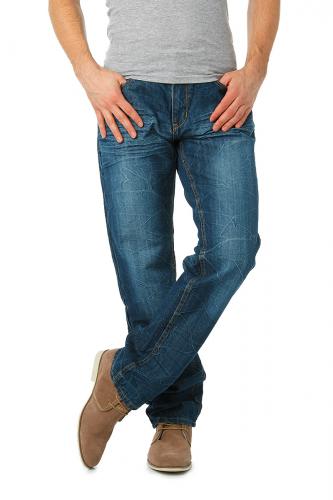 Jeans stone délavé 5 poches Jeans stone délavé 5 poches