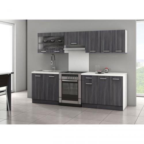 ULTRA Cuisine complète 240 cm chêne gris ULTRA Cuisine complète 240 cm chêne gris