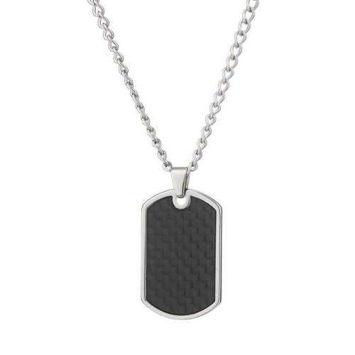 RÊVE DE DIAMANTS Collier Acier Homme