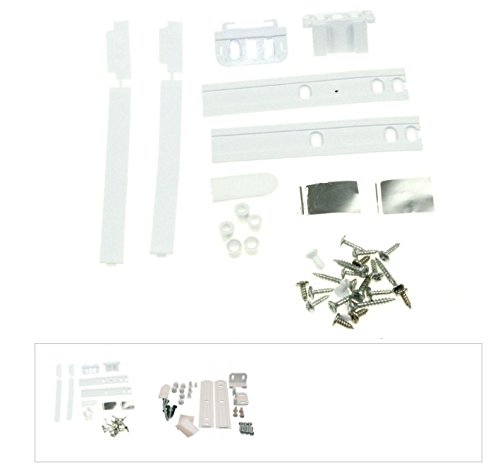 WHIRLPOOL - KIT DE FIXATION PORTE FRIGO INTÉGRABLE + SYSTÈME GLISSIÈRE POUR REFRIGERATEUR WHIRLPOOL