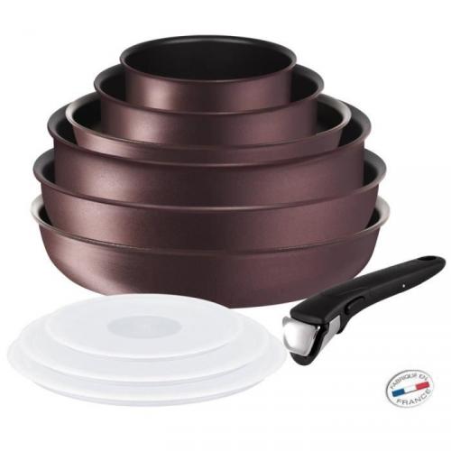 TEFAL INGENIO 5 Batterie de cuisine set de 10 pièces tous feux dont induction TEFAL INGENIO 5 Batterie de cuisine set de 10 pièces tous feux dont induction