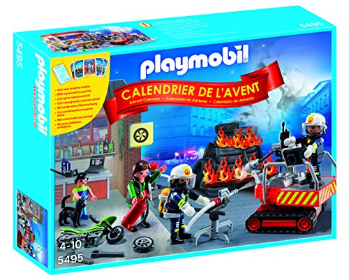 Playmobil - 5495 - Calendriers De L'avent - Brigade De Pompiers Playmobil - 5495 - Calendriers De L'avent - Brigade De Pompiers