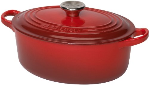 Le Creuset Tradition cocotte en fonte ovale cerise 27cm 21002270602461 Le Creuset Tradition cocotte en fonte ovale cerise 27cm 21002270602461