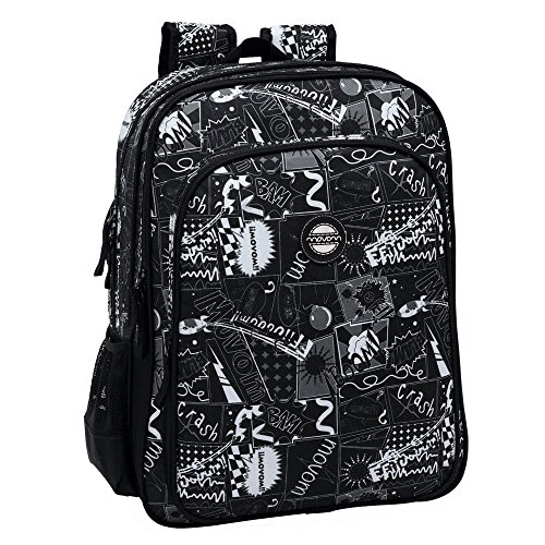 Movom Sac à Dos Adaptable au Chariot Comic Set de Sacs Scolaires, 42 cm, 27.72 L, Noir Movom Sac à Dos Adaptable au Chariot Comic Set de Sacs Scolaires, 42 cm, 27.72 L, Noir