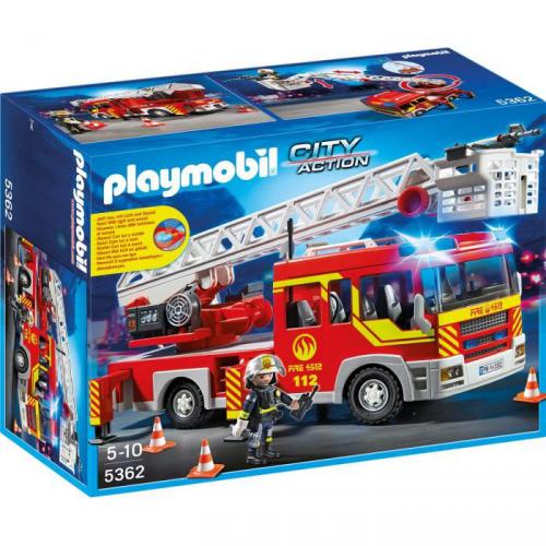 PLAYMOBIL 5362 Camion Pompier Échelle Sirène