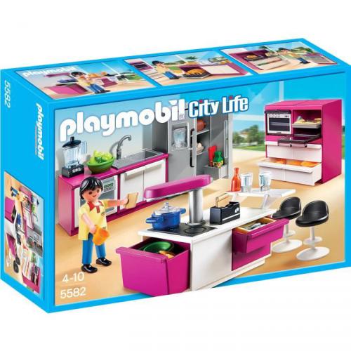 PLAYMOBIL 5582 Cuisine avec Îlot