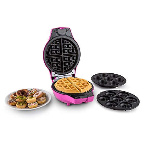 oneConcept Trinity Mini - Machine à gateaux 3 en 1 : mini pop cakes, gaufres et mini donuts (moules anti-adhésifs facilement interchangeables et lavables, 1000W, cuisson en 5-8 minutes) - noir oneConcept Trinity Mini - Machine à gateaux 3 en 1 : mini pop cakes, gaufres et mini donuts (moules anti-adhésifs facilement interchangeables et lavables, 1000W, cuisson en 5-8 minutes) - noir