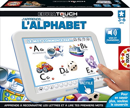 Educa - 15503 - Jeu Éducatif Electronique - Touch Junior - L'Alphabet