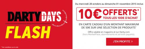 10&euro; Offerts en Carte Cadeau Tous les 100&euro; D'achat 