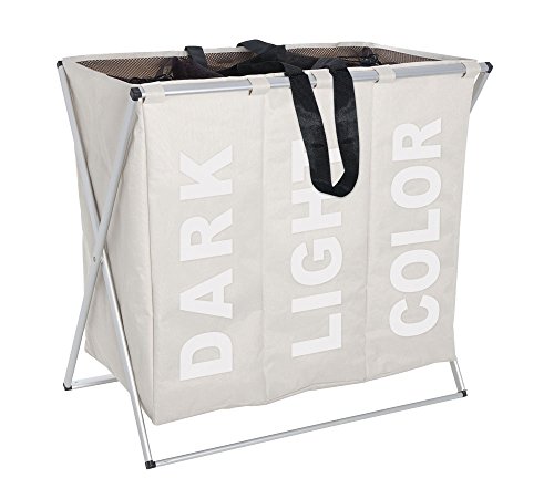 Wenko 3440113100 Panier à Linge Trio Beige Wenko 3440113100 Panier à Linge Trio Beige