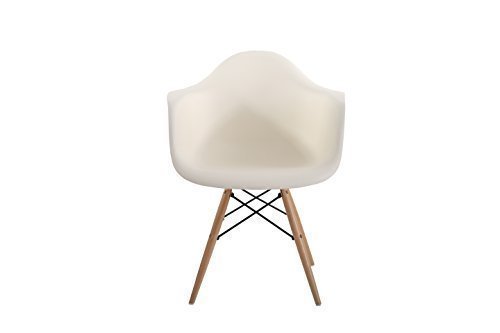 HNN Trading - Chaise en Plastique Inspiration DAW Eames - Crème HNN Trading - Chaise en Plastique Inspiration DAW Eames - Crème