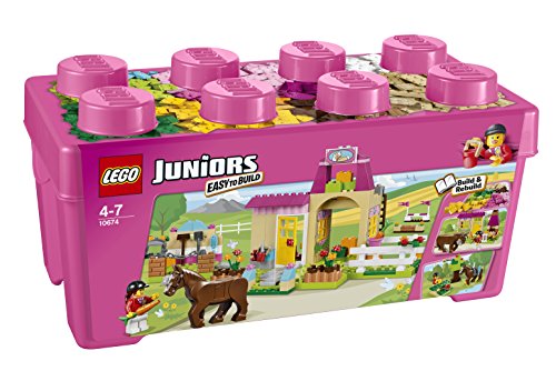 Lego Juniors - 10674 - Jeu De Construction - Grande Boîte Du Centre Équestre