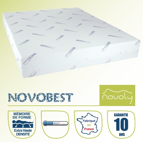 Matelas à mémoire de forme 160x200 - Novobest Matelas à mémoire de forme 160x200 - Novobest