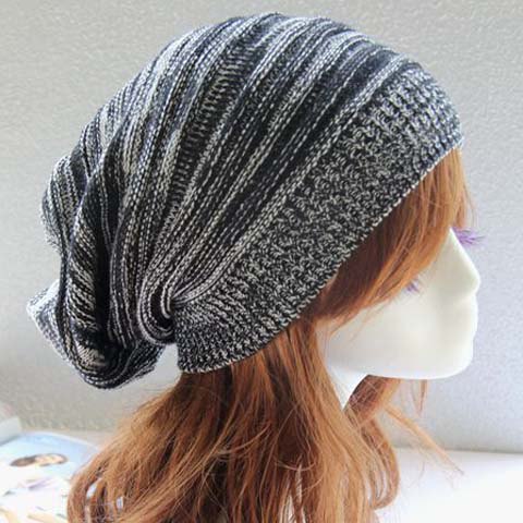 Chic Color Block élastique Bonnet pour les femmes