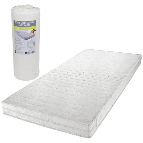 Matelas blanc vendu enroulé 90 x 200 cm Matelas blanc vendu enroulé 90 x 200 cm