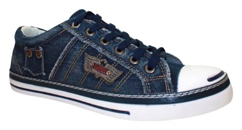 Baskets tennis basses homme en jean - Taille 40 Baskets tennis basses homme en jean - Taille 40