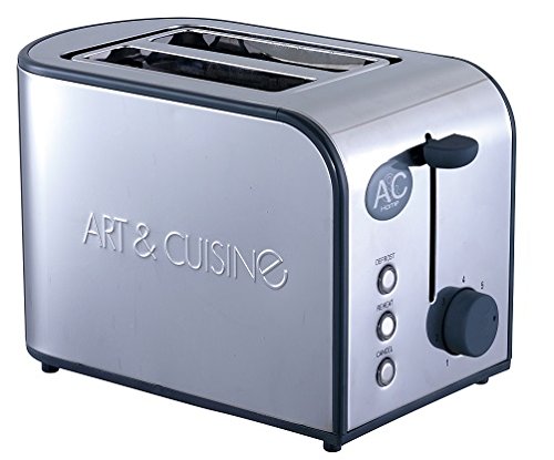 A&C Home TO852G Grill Pain Inox Gris 800 W A&C Home TO852G Grill Pain Inox Gris 800 W